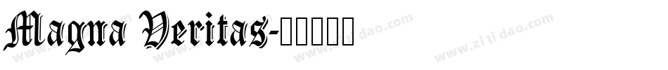 Magna Veritas字体转换
